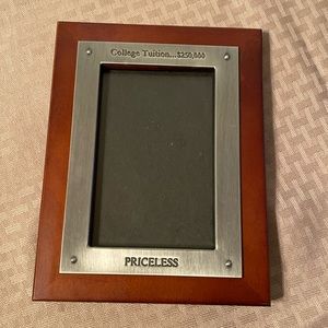 Wilton Mahogany College Tuition Frame 4 x 6” opening.